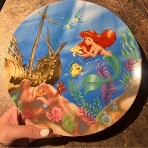 Rare Disney Resort Theme Park The Little Mermaid Collector Plate Ariel